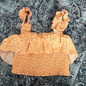 Small orange cute summer tank